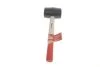 Киянка гумова, 50 г, 55 мм, рукоятка дерев\'яна TOP TOOLS 02A320 (фото 1)