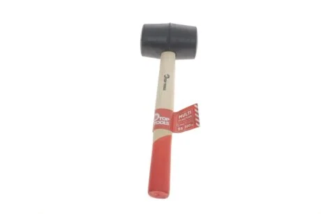 Киянка гумова, 50 г, 55 мм, рукоятка дерев\'яна TOP TOOLS 02A320