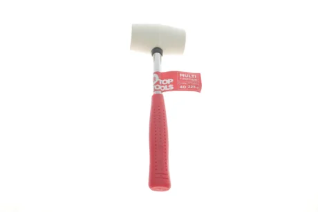 Киянка гумова 225 г, 40 мм, біла гума TOP TOOLS 02A310