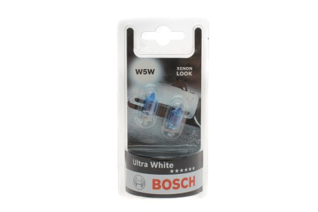 Лампочка W5W (12В, 5Вт, тип гнізда: W2,1X9,5D) 1 987 301 098 BOSCH 1987301098