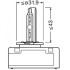 Автолампа допоміжного світла ксеноновая D5S 12V 25W 4400K OSRAM 66540 (фото 2)