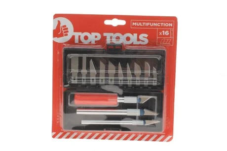 Набір прецизійних ножів, 16 шт TOP TOOLS 17B716