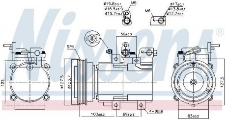 Компресор кондиціонера NISSENS 89194