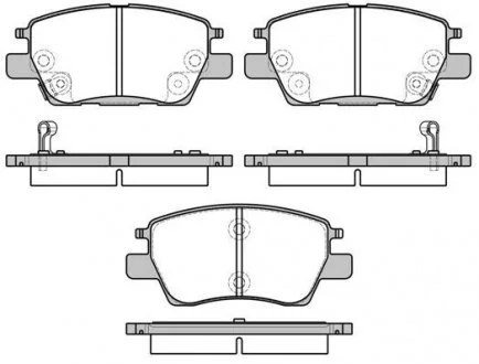 Гальмівні колодки дискові ROADHOUSE 21630.12