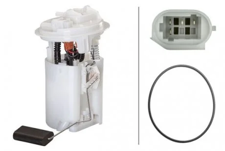 DACIA Вузол подачі палива (модуль з насосом) LOGAN 1.2, 1.4, 1.6 06-, SANDERO 1.2, 1.4, 1.6 08- HELLA 8TF 358 106-471