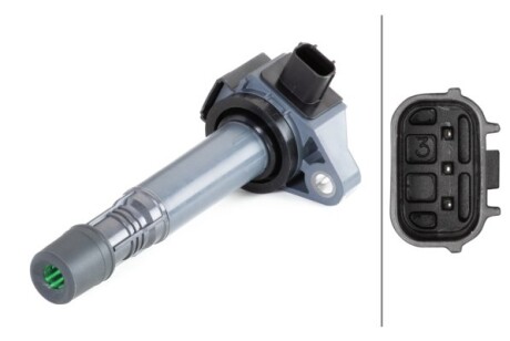 HONDA Котушка запалювання ACCORD IX 2.4 14-, CR-V IV 2.4 15-, CR-V V 2.4 17- HELLA 5DA 358 057-721