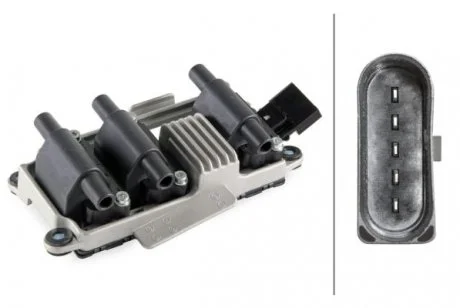 VW Котушка запалювання Passat, Audi A4, A6, Super B 2.4/2.8 96- HELLA 5DA 358 057-291