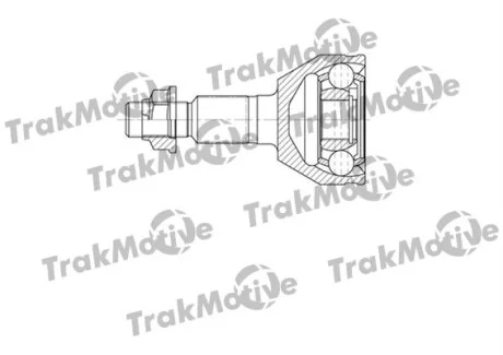 TRAKMOTIVE OPEL ШРКШ зовнішній 30/34 зуб. ANTARA A (L07) 2.0 CDTI 07-11, ANTARA A (L07) 3.2 06-11, CHEVROLET CAPTIVA (C100, C140) 2.0 D 07-, CAPTIVA (C100, C140) 3.2 06- Trakmotive 40-0660