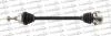 TRAKMOTIVE AUDI Полуось лів.с ABS L=618mm 38 зуб. A4 B5 (8D2) 1.8 T 97-00, A4 B5 (8D2) 2.4 97-00, VW PASSAT B5 (3B2) 1.9 TDI 96-00, PASSAT B5.5 Variant (3B6) 2.8 00-05 Trakmotive 30-0023 (фото 1)
