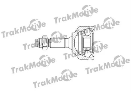 TRAKMOTIVE CITROEN ШРКШ зовнішній к-т 22/21 зуб. C2 1.6 03-10, C3 I 1.4 16V 03-, C3 Pluriel 1.4 HDi 04-, PEUGEOT 1007 1.4 05-, 207 1.4 06-13, 208 I 1.6 12- Trakmotive 40-0564