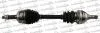 TRAKMOTIVE OPEL Полуось лів. ABS 29 зуб., L=597mm L2=630mm 22/33 зуб. VECTRA B (J96) 1.6 i (F19) 95-02, VECTRA B (J96) 1.6 i 96-00 Trakmotive 30-0532 (фото 1)
