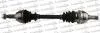 TRAKMOTIVE OPEL Полуось лів. L=590mm L2=623mm 33/22 зуб. ASTRA H (A04) 1.6 06-14, ZAFIRA / ZAFIRA FAMILY B (A05) 1.6 05-12 Trakmotive 30-0546 (фото 1)