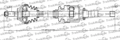 TRAKMOTIVE CITROEN Полуось прав L=842,5mm 21/24 зуб. C15 1.9 D 00-05, VISA 16 GTI 86-91, PEUGEOT 205 I (741A/C) 1.6 GTI Trakmotive 30-1228