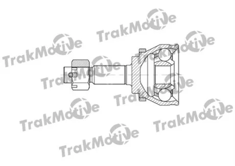 TRAKMOTIVE NISSAN ШРКШ зовнішній з ABS к-кт 27/35 зуб. ALMERA II 2.2 Di 00-03, ALMERA II Hatchback (N16) 2.2 Di 00-03 Trakmotive 40-0719