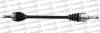 TRAKMOTIVE PEUGEOT Полуось прав. L=832mm L2=879,5mm 21/22 зуб. 1007 1.4 HDi 05-, CITROEN C3 Pluriel 1.4 HDi 04- Trakmotive 30-0634 (фото 1)