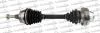 TRAKMOTIVE VW піввісь з ABS 505mm, 38 зуб. SHARAN 95-, SEAT ALHAMBRA 2.0 i 96-10, FORD GALAXY I 1.9 TDI 95-06 Trakmotive 30-0409 (фото 1)