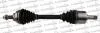 TRAKMOTIVE CITROEN піввісь лів. L=628,5mm 25/37 зуб. DS4 2.0 BlueHDi 150 14-15, PEUGEOT 3008 2.0 HDi 11-16 Trakmotive 30-0657 (фото 1)