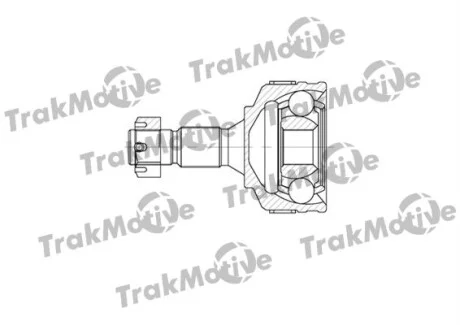 CITROEN Шрус наружный к-кт 34/25 зуб. BERLINGO 1.8 D 96-02, XSARA купе (N0) 2.0 HDi 109 01-05 Trakmotive 40-0561