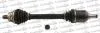 TRAKMOTIVE DB Полуось левая L=577,5mm 25/22 зуб. A-CLASS A 170 04-12, B-CLASS Sports Tourer B 180 09-11 Trakmotive 30-0462 (фото 1)