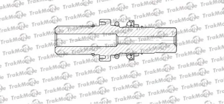 TRAKMOTIVE VW Напіввісь передн. прав. MULTIVAN T5 2.0 TDI 09-15, TRANSPORTER T5 2.0 TDI 10-15 Trakmotive 35-0006