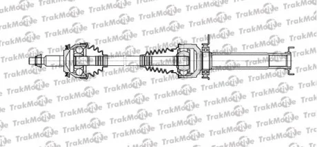 VW Полуось прав. 857мм 38/26 зуб MULTIVAN V 2.0 TDI 09-15, TRANSPORTER V 2.0 03-15 Trakmotive 30-1099