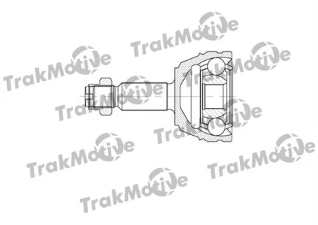 TRAKMOTIVE FORD Шрус наружный к-кт 30/25 зуб. ESCORT CLASSIC Turnier (ANL) 1.8 TD 99-00 Trakmotive 40-0157