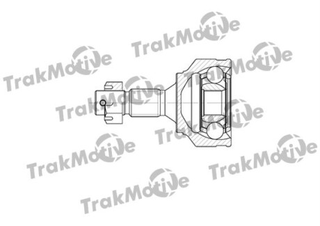 CITROEN Шрус наружный к-кт 25/34 зуб.C4, Picasso, Grand Picasso,Peugeot 307 Trakmotive 40-0559