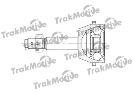 FORD ШРКШ зовнішній к-кт 28/28 зуб. з ABS 48 зуб. TRANSIT 2.2 TDCi 06-14 Trakmotive 40-0583