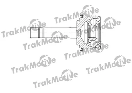 TRAKMOTIVE KIA Шрус к-кт 24/21 зуб. RIO (DC) 1.3 00-05, RIO седан (DC_) 1.3 02-05 Trakmotive 40-0683
