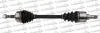TRAKMOTIVE PEUGEOT Полуось левая L=610mm, L2=650mm 21/22 зуб. 306 Break 1.4 97-02 Trakmotive 30-0651 (фото 1)