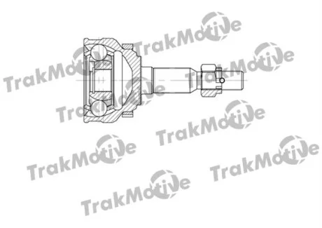 TRAKMOTIVE OPEL Шрус наружный к-кт с ABS 33/25 зуб.Calibra A,Kadett E,Vectra A Trakmotive 40-0645