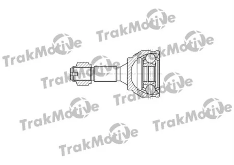 TRAKMOTIVE CITROEN ШРКШ зовнішній к-кт 20/21 зуб. C2 1.1 03-12, C2 1.4 06-09 Trakmotive 40-0732