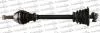 TRAKMOTIVE RENAULT піввісь лів. L=596,5mm 21 зуб.Express,Rapid,Super 5 84-98 Trakmotive 30-0724 (фото 1)