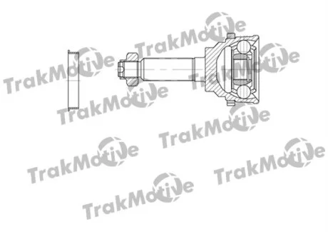 TRAKMOTIVE DAEWOO ШРКШ зовнішній з ABS к-кт 23/19 зуб. Matiz 0.8, CHEVROLET Trakmotive 40-0636