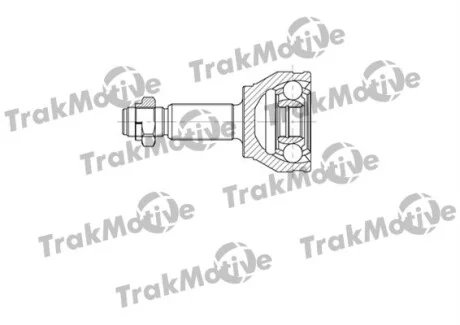 TRAKMOTIVE FORD ШРКШ зовнішній к-кт 25/21 зуб.Fiesta,Fusion 1.4/1.6 16V 01- Trakmotive 40-0641