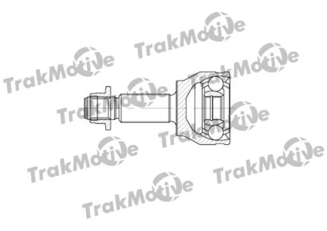 TRAKMOTIVE FORD ШРКШ зовнішній к-кт 25/20 зуб. Fiesta,Fusion 1.4TDCi 01- Trakmotive 40-0580