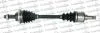TRAKMOTIVE PEUGEOT Полуось лів.с ABS L=593,5mm 25/22 зуб. 206 1.6 16V 07- Trakmotive 30-0589 (фото 1)
