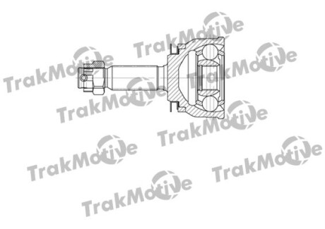 HYUNDAI ШРКШ зовнішній з ABS к-кт 25/23 зуб.Elantra,Coupe 02- Trakmotive 40-0656