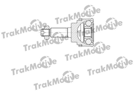 SUZUKI ШРУС наружный с ABS 19/23 зуб. IGNIS I (FH) 1.3 00-03 Trakmotive 40-0607