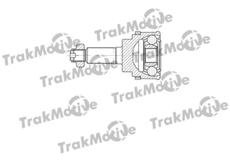 SUZUKI ШРУС наружный с ABS 19/23 зуб. IGNIS I (FH) 1.3 00-03 Trakmotive 40-0607