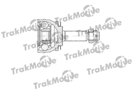TRAKMOTIVE HYUNDAI Шрус наружный к-кт с ABS 25/23 зуб.Getz 1.5CRDI 03- Trakmotive 40-0619