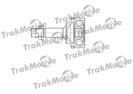 TRAKMOTIVE TOYOTA ШРКШ зовнішній з ABS к-кт 24/22 зуб. Yaris 1.3 99-05 Trakmotive 40-0609