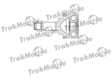 TRAKMOTIVE SUZUKI ШРКШ зовнішній з ABS к-кт 25/29 зуб. LIANA 1.3 02- Trakmotive 40-0614
