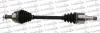 TRAKMOTIVE PEUGEOT Полуось лів. L=635mm 25/24 зуб. 207 1.6 HDi 06-13 Trakmotive 30-0670 (фото 1)