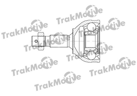 PEUGEOT ШРКШ зовнішній к-кт 28/39 зуб.407 2.0/2.2HDI 04- Trakmotive 40-0597