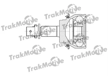TRAKMOTIVE TOYOTA ШРКШ зовнішній 30/30 зуб. Land Cruiser 3,0D 02- Trakmotive 40-0703