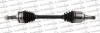 TRAKMOTIVE TOYOTA піввісь лів. L=661mm 26/23 зуб. AURIS 1.4 -12 Trakmotive 30-0965 (фото 1)