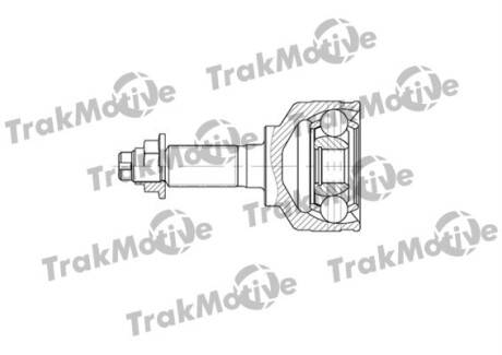 KIA Шрус внешний Sorento 2,5CRDi 06- (28 і 25 зуб.) Trakmotive 40-0733