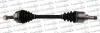 TRAKMOTIVE PEUGEOT Полуось лів. L=610,5mm 21/22 зуб. 206 98-12 Trakmotive 30-0583 (фото 1)