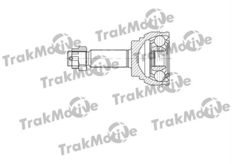 TRAKMOTIVE HYUNDAI ШРКШ внутрішній к-кт 25/22 зуб. ACCENT 00- Trakmotive 40-0682